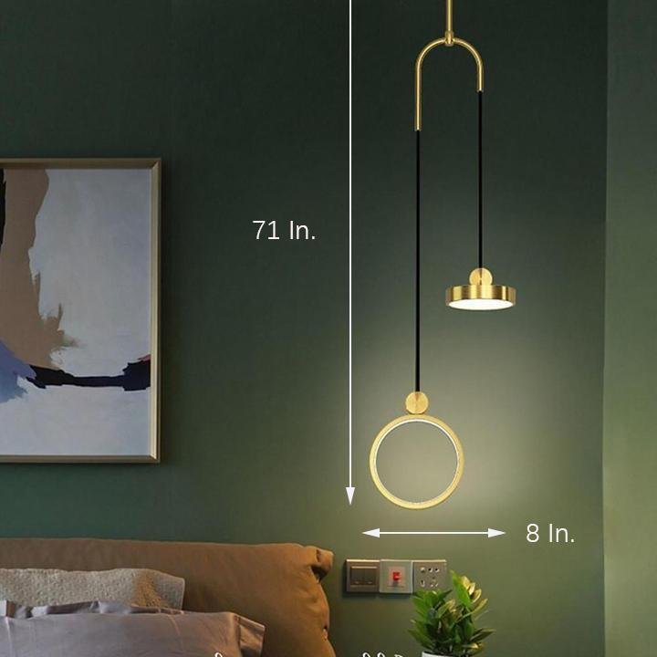 2-Circle LED Modern Pendant Light