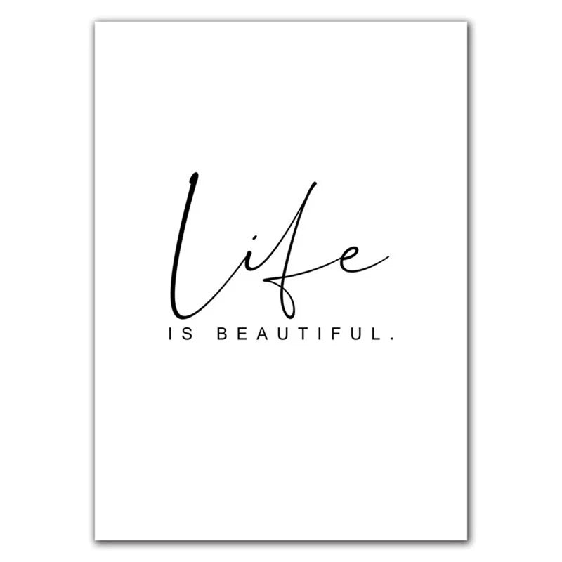 Delicate Dandelions Black White Inspirational Canvas Wall Art Unframed
