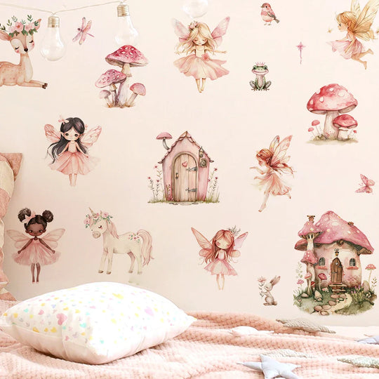 Enchanted Fairy Garden Wall Decals