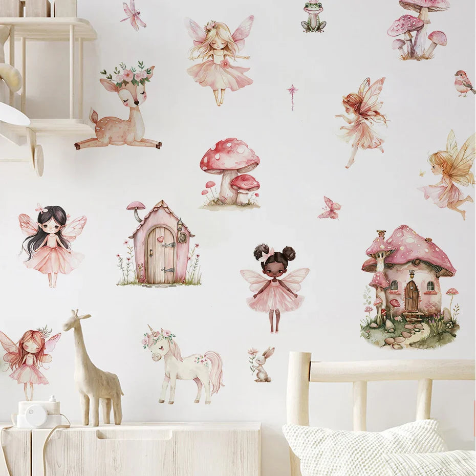 Enchanted Fairy Garden Wall Decals