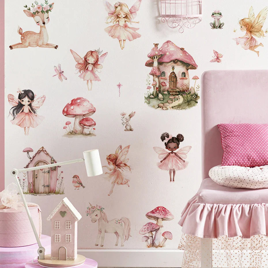 Enchanted Fairy Garden Wall Decals