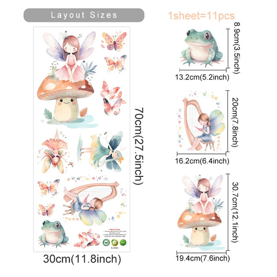 Enchanted Fairy Garden Wall Decals