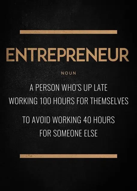 Success Hustle Limitless Motivational Quotes Canvas Wall Art