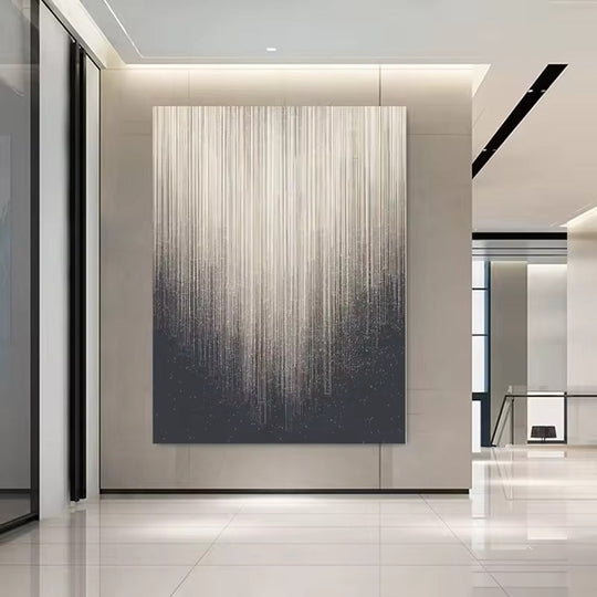 Fine Lines Modern Aesthetics Abstract Canvas Wall Art Unframed