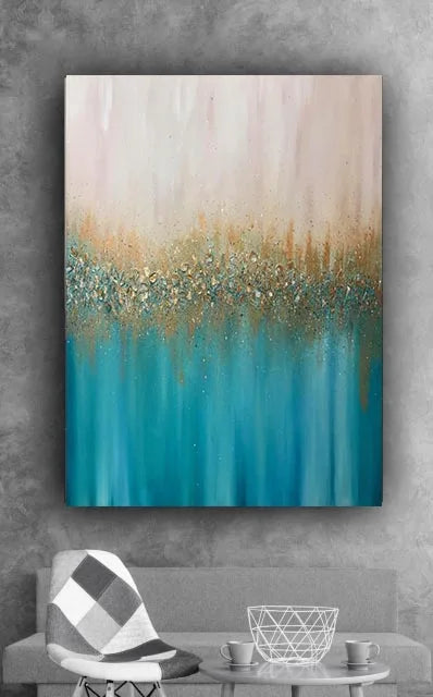 Fine Lines Modern Aesthetics Abstract Canvas Wall Art Unframed