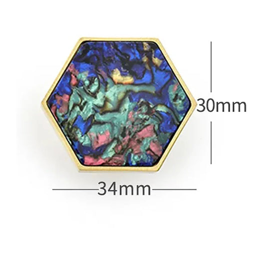 Modern Brass Shell Knobs – Colorful Cabinet &amp; Wardrobe Pulls