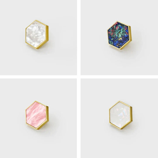 Modern Brass Shell Knobs – Colorful Cabinet &amp; Wardrobe Pulls