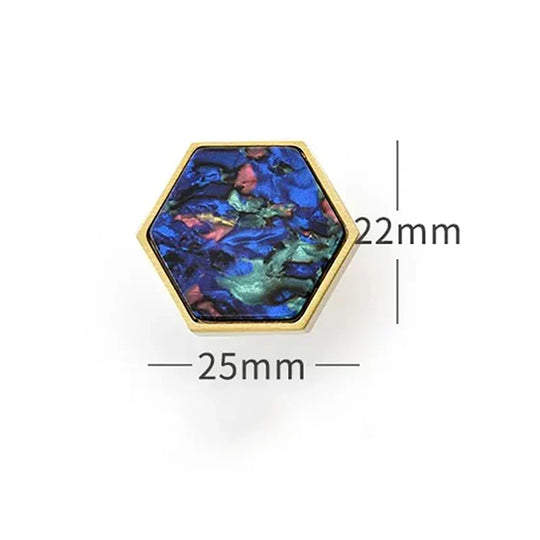 Modern Brass Shell Knobs – Colorful Cabinet &amp; Wardrobe Pulls
