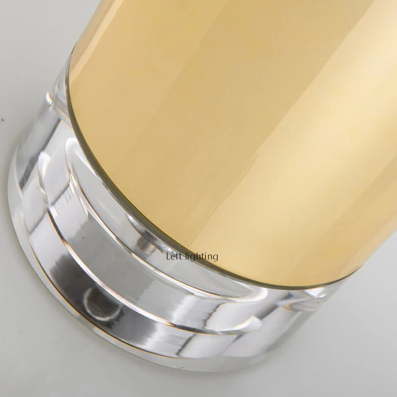 Modern Luxury Crystal Glass Table Lamp for Bedroom &amp; Living Room