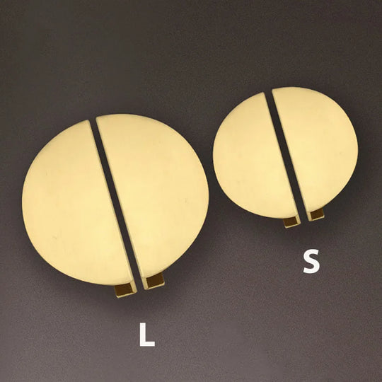 Round Solid Brass Cabinet Knobs &amp; Handles – Half-Round Drawer Pulls (Set of 2)