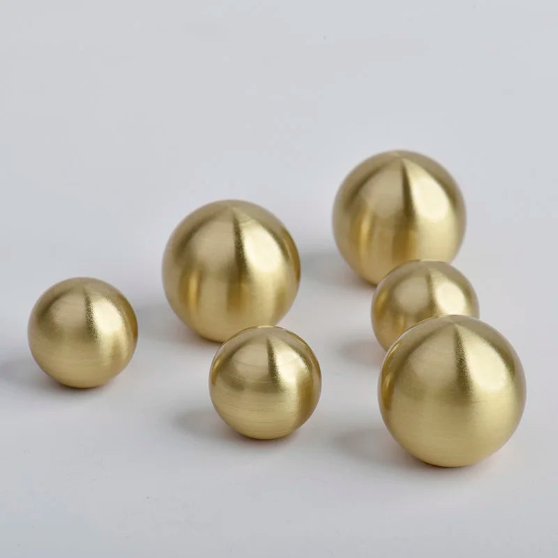 Brass Ball Cabinet Knobs – Modern Furniture &amp; Wardrobe Pulls