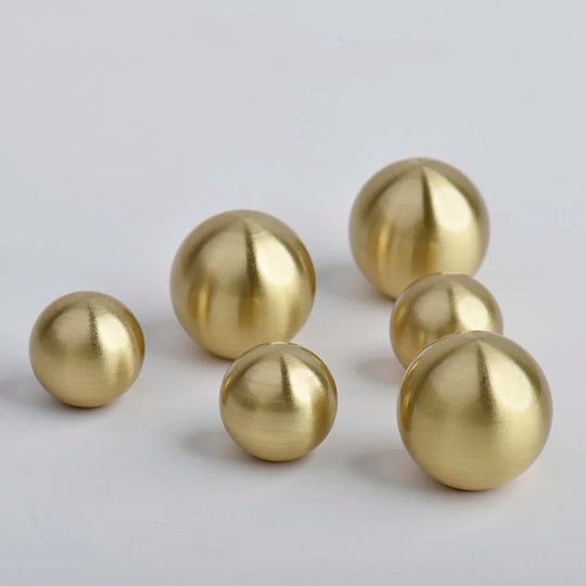 Brass Ball Cabinet Knobs – Modern Furniture &amp; Wardrobe Pulls