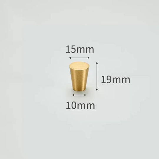 Modern Solid Brass Cabinet Knobs – Minimalist Wardrobe &amp; Kitchen Pulls
