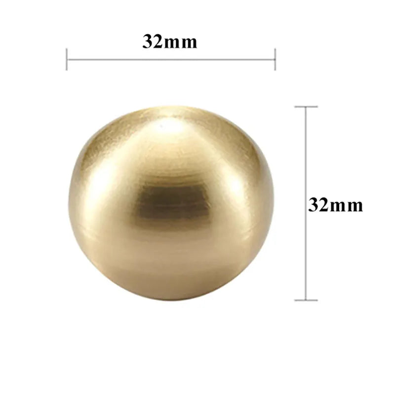 Brass Ball Cabinet Knobs – Modern Furniture &amp; Wardrobe Pulls