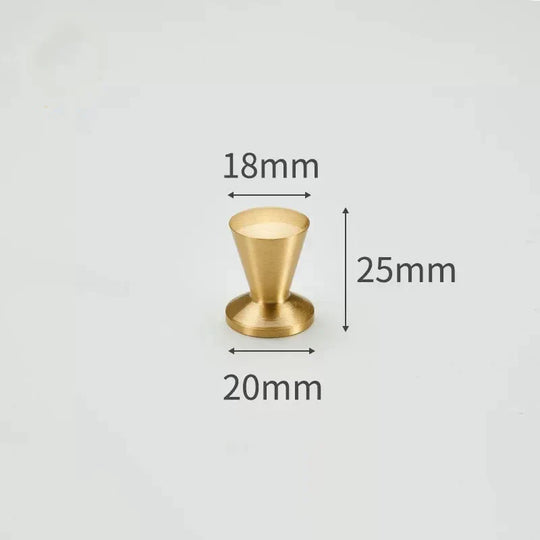Modern Solid Brass Cabinet Knobs – Minimalist Wardrobe &amp; Kitchen Pulls