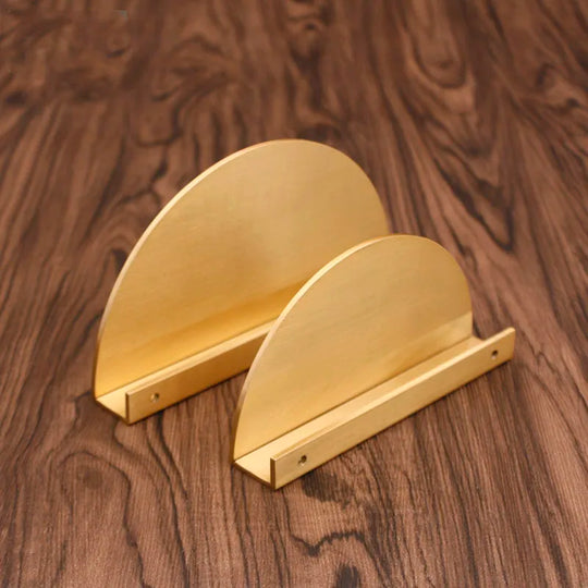 Half-Round Brass Wardrobe Handles – Modern Gold, Black &amp; Silver Pulls