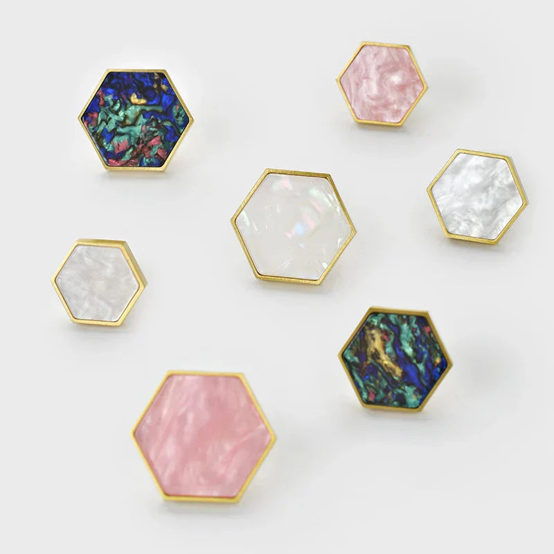 Modern Brass Shell Knobs – Colorful Cabinet &amp; Wardrobe Pulls