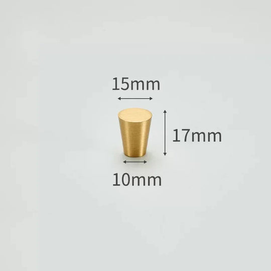 Modern Solid Brass Cabinet Knobs – Minimalist Wardrobe &amp; Kitchen Pulls