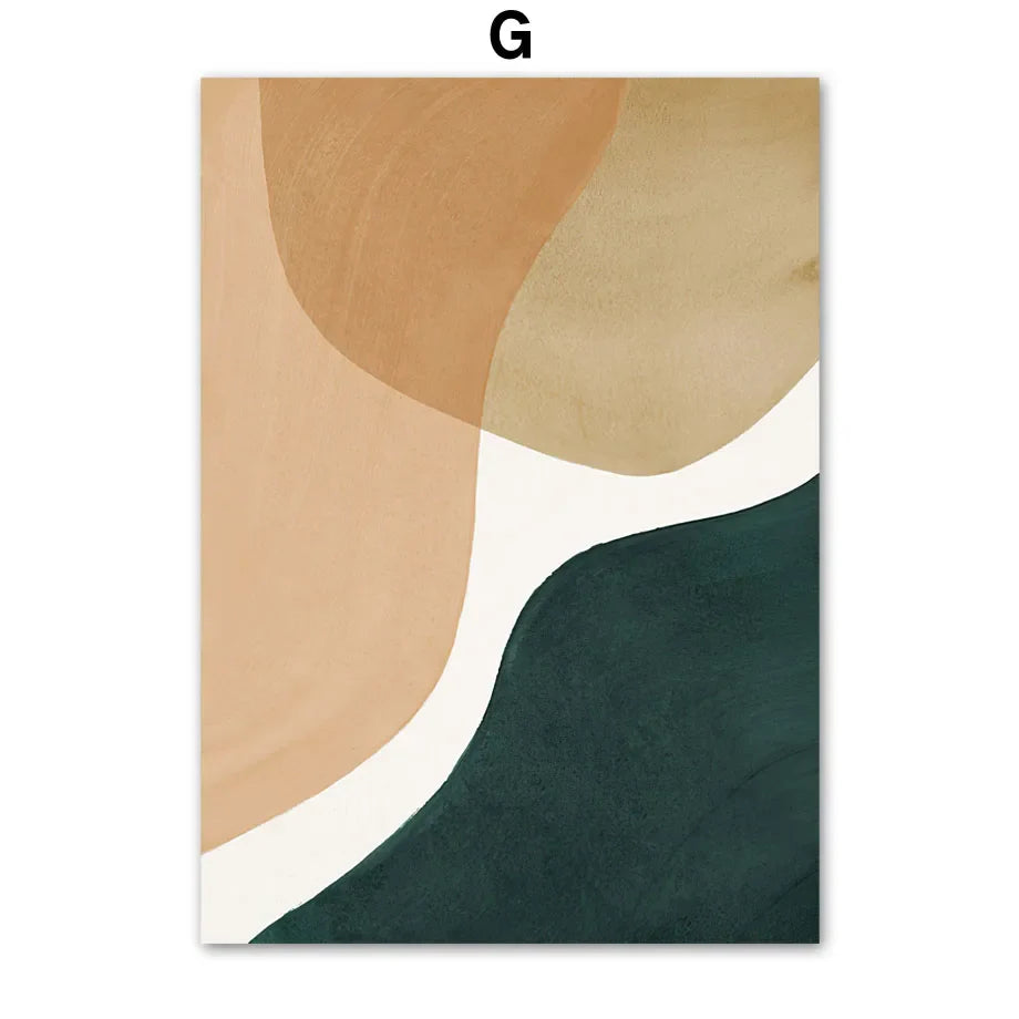 Home Is Where The Heart Is Abstract Canvas Wall Art