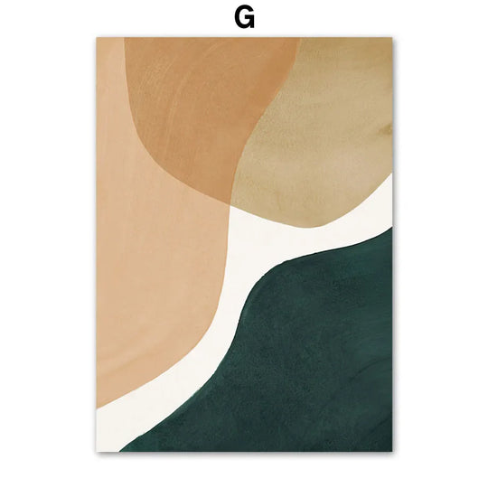 Home Is Where The Heart Is Abstract Canvas Wall Art