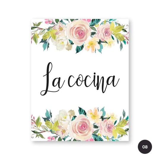 Inspirational Spanish Words Buenas Noches Canvas Wall Art