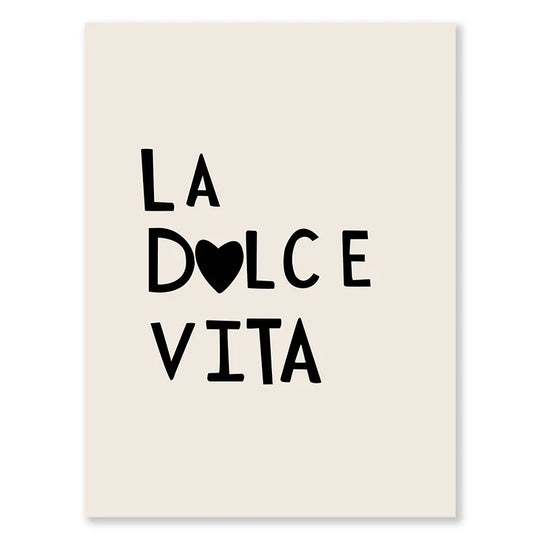 Kitchen Cooking Love Quotes Typographic Canvas Wall Art