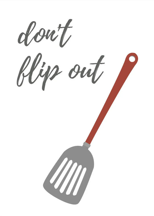 Kitchen Fun Quotes Cooking Utensils Canvas Wall Art Print