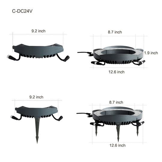 Solid Upwards LED Tree Mounted Outdoor Landscape Light