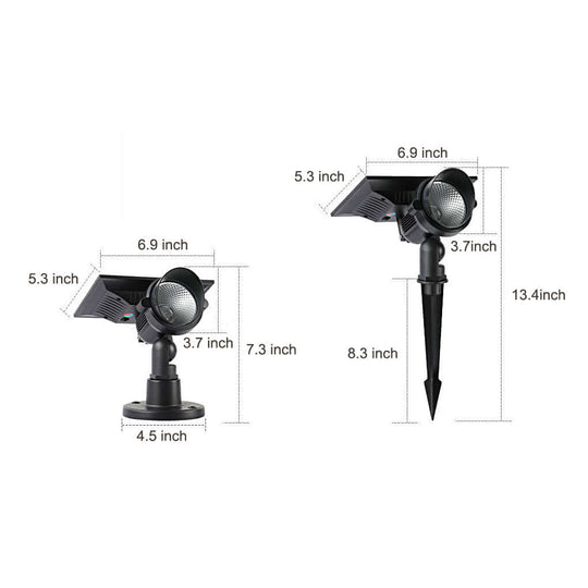 Outdoor Solar Spot Lights Adjustable and Solar-Powered Tree Lighting