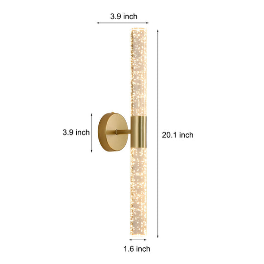 Nordic Cylinder LED Wall Lamp – Iron &amp; Acrylic Wall Sconce