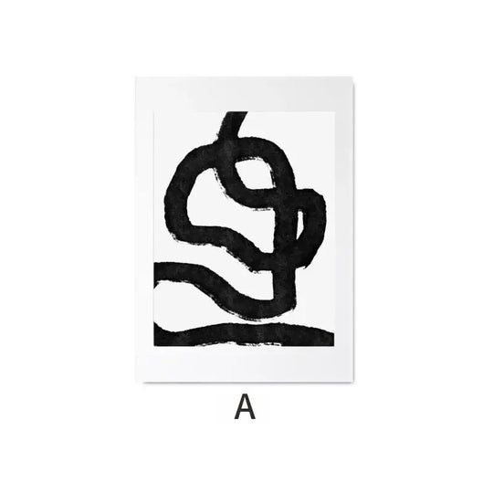 Minimalist Abstract Gallery Canvas Wall Art Print