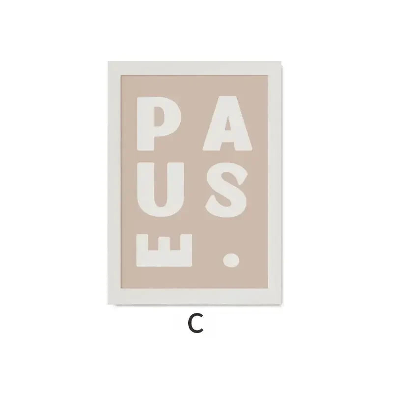 Minimalist Abstract Gallery Canvas Wall Art Print