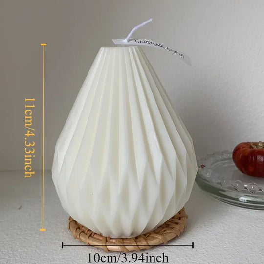 Minimalist Nordic Smokeless Neutral Tone Decorative Candles