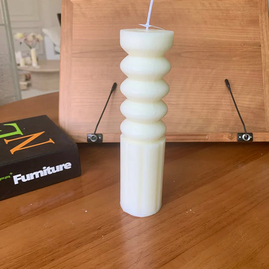 Minimalist Nordic Smokeless Neutral Tone Decorative Candles