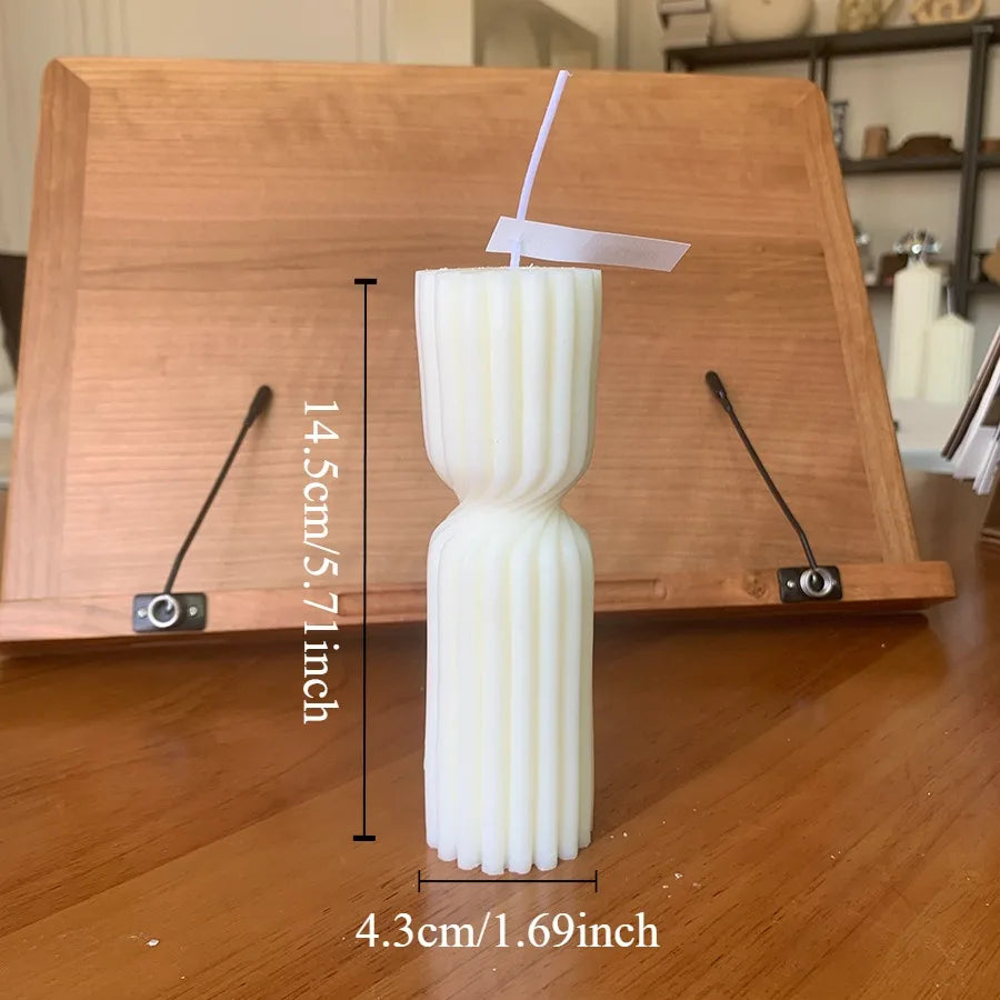 Minimalist Nordic Smokeless Neutral Tone Decorative Candles