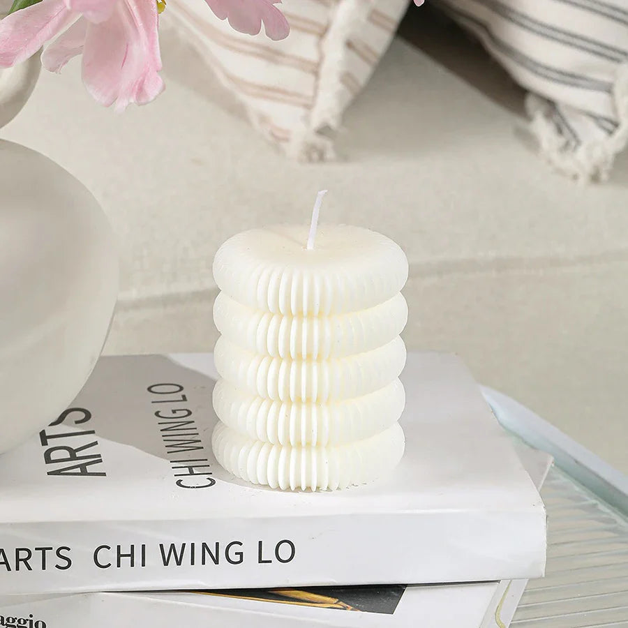 Minimalist Nordic Smokeless Neutral Tone Decorative Candles