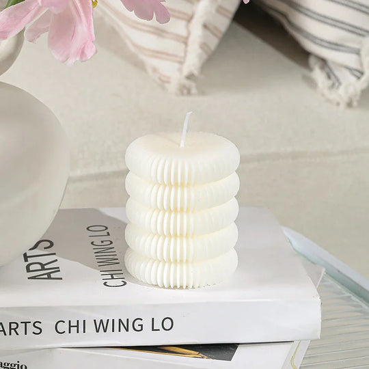 Minimalist Nordic Smokeless Neutral Tone Decorative Candles