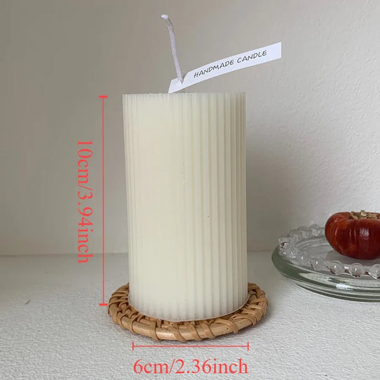 Minimalist Nordic Smokeless Neutral Tone Decorative Candles