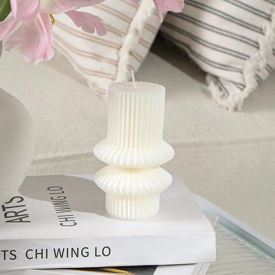 Minimalist Nordic Smokeless Neutral Tone Decorative Candles