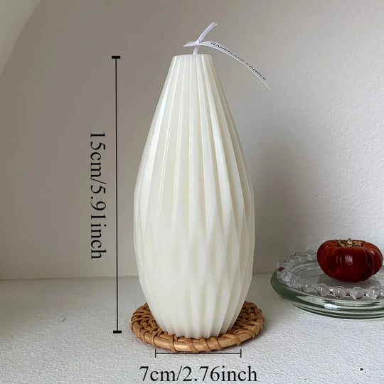 Minimalist Nordic Smokeless Neutral Tone Decorative Candles