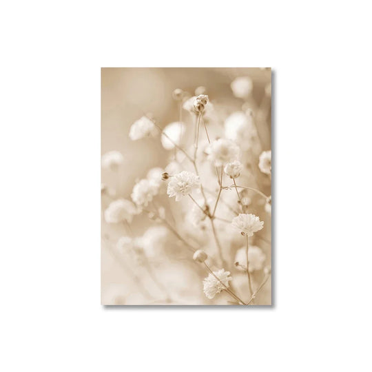 Minimalist Lake Pier Coastal Canvas Wall Art Unframed