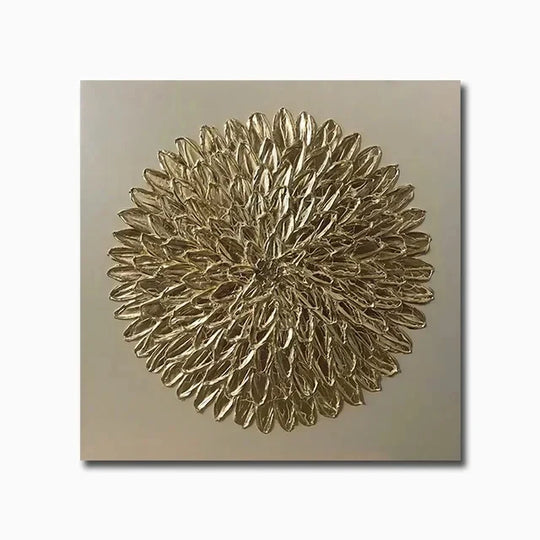 Black Golden Abstract Geometric Canvas Wall Art