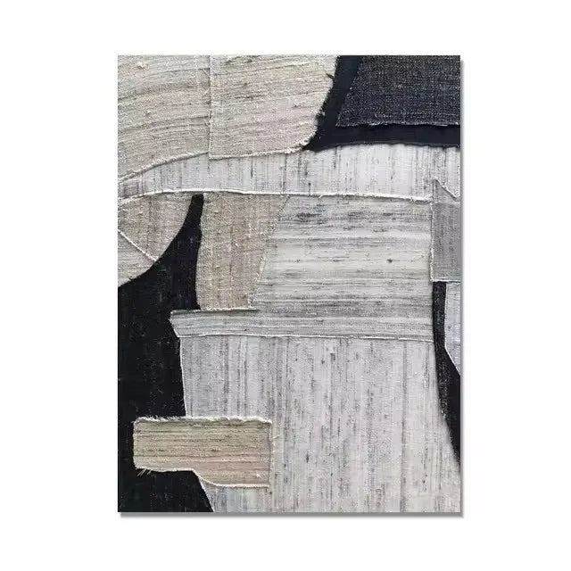Neutral Tone Abstract Canvas Wall Art Modern Decor