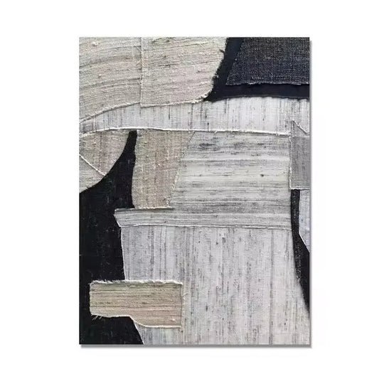 Neutral Tone Abstract Canvas Wall Art Modern Decor