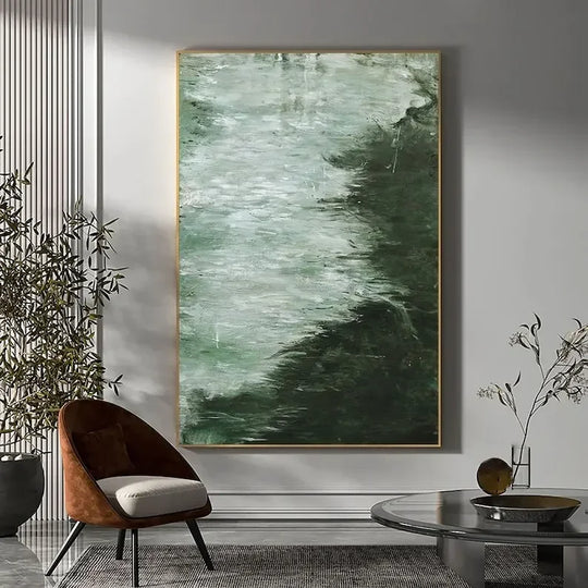 Neutral Tone Contemporary Abstract Canvas Wall Art