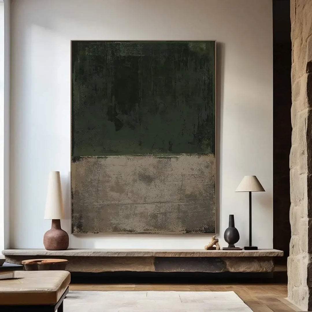 Neutral Tone Contemporary Abstract Canvas Wall Art