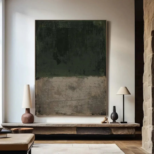 Neutral Tone Contemporary Abstract Canvas Wall Art