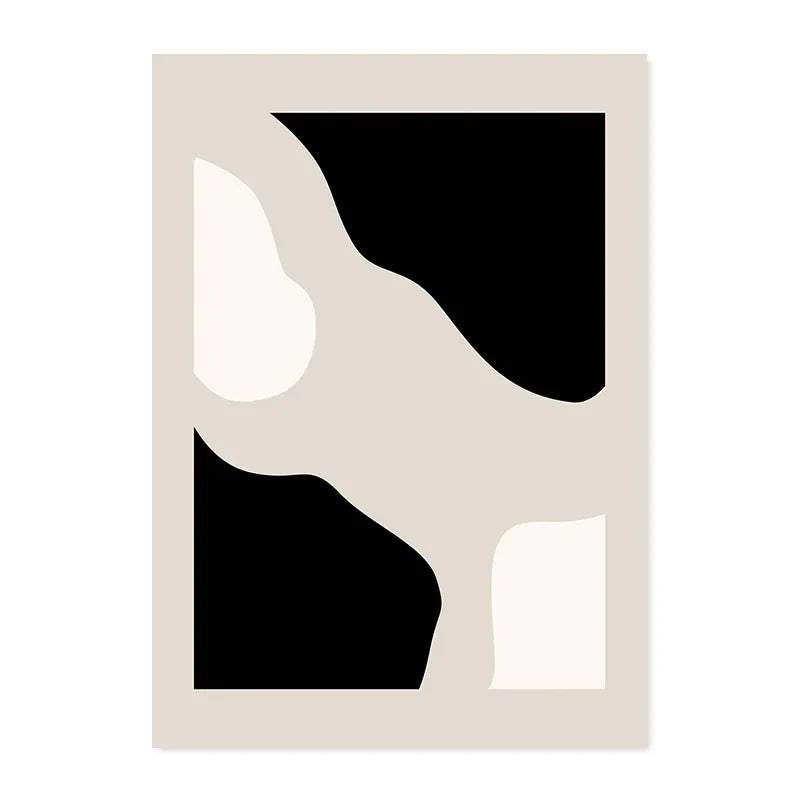 Neutral Tones Minimalist Abstract Canvas Wall Art