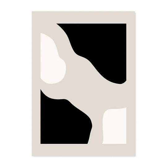 Neutral Tones Minimalist Abstract Canvas Wall Art