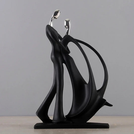 Abstract Dancers Resin Figurine Contemporary Decor